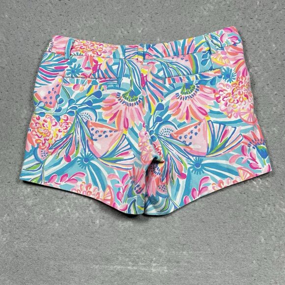 Lilly Pulitzer Shorts Womens Size 4 Tropical Punch Knit Callahan Fruit Pattern - Picture 8 of 12